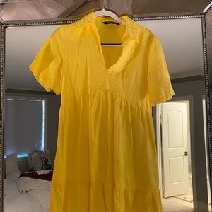 New without tags - bright yellow Zara dress
